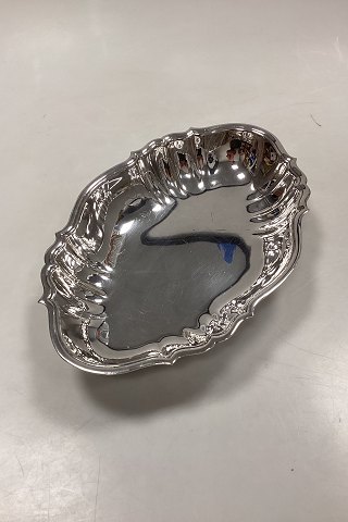 Oval Tray in Silver Plate by Christian Michelsen
