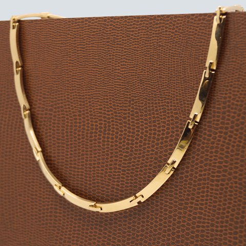 Sven Haugaard; Necklace of 14k gold