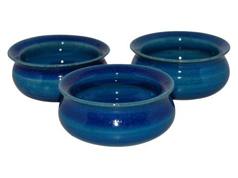 Kähler art potteryBlue salt jar