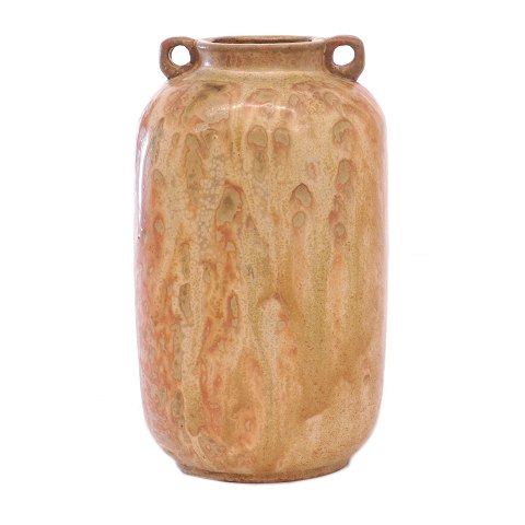 Arne Bang, Denmark, stoneware vase 121. Signed. H: 17cm