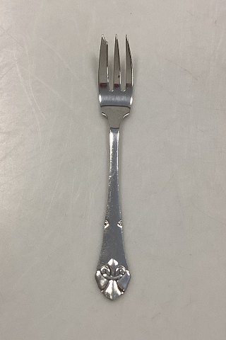 O. V. Mogensen French Lily Silver Plated Cake Fork