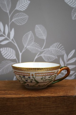 Large teacup (without saucer) in Flora Danica set produced by Royal Copenhagen...