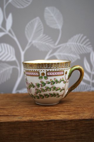 Mocca cup (without saucer) in Flora Danica frame produced by Royal Copenhagen...