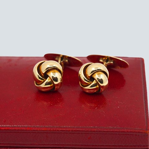 Bernhard Hertz; Cufflinks of 14k gold