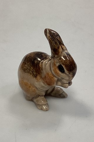German ceramic figurine Sitting Hare No. 502 Eduard Klablena