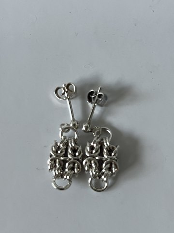 Silver earrings