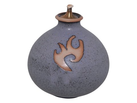 Carin Kramp art potteryOil lamp