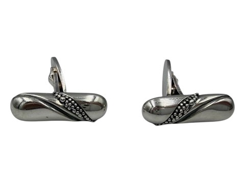 Georg Jensen sølvManchetknapper i kraftig kvalitet
