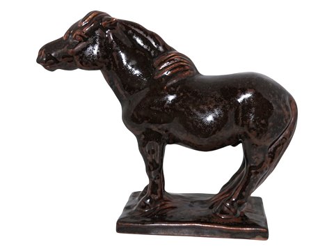 Bing & Grondahl stonewarefigurineHorse on base
