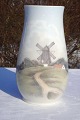 Bing & Grondahl 
porcelain. B&G 
vase with motiv 
mill no. 8522 / 
210. Height 
17,5 cm. 1. 
Quality ...