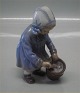 Dahl Jensen 
Child 1151 Girl 
with bucket 
(DJ) 9.5 cm 
Marked with the 
Royal Crown and 
DJ ...