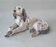 Dahl Jensen dog 
1187 English 
Setter lying 
(DJ) 27.5 cm. 
Marked with the 
Royal Crown and 
DJ ...