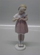 Bing and 
Grondahl B&G 
2185 Girl with 
butterfly in 
rosa dress 19 
cm Marked with 
the three Royal 
...