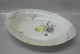 Bing and 
Grondahl Saxon 
Flower on white 
porcelain 195 
Oval bread tray 
34 cm Marked 
with the ...
