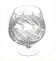 Danish Glass 
Cognac 
Christiansborg 
10 cm