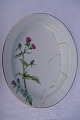 RC. Thistle, 
hand painted 
Royal 
Copenhagen 
porcelain. 
Painted 
thistle, green 
and purple 
colored, ...