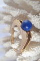 Beautifuld gold 
ring with blue 
pearl. Ring 
size 50. or 
16mm. The 
stamps FHS 585. 
From : ...