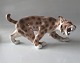 Dahl Jensen Wild Cat 1024 Great Lynx (DJ) 28 cm Marked with the Royal Crown and DJ Copenhagen. ...
