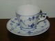 Royal 
Copenhagen Blue 
Fluted Plain, 
Coffee cup and 
saucer
Dek.nr. 1 / 
80,
Cup diameter 
is ...