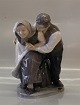 Royal 
Copenhagen 1326 
RC Peasant 
Couple Dancing 
Chr. Thomsen 
1920 24 x 18 cm 
In mint and 
nice ...