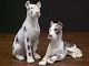 Bing & Grøndahl 
figurines 
A pair of 
Grand Danois 
dogs 
no. 2190/2189 
designed by 
Svend ...