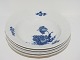Royal Copenhagen Blue Flower Curved, small soup plates.Decoration number ...
