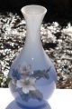 Bing & Grondahl 
porcelain. B&G 
vase with motiv 
wild Rose, no. 
53/51. Height 
21cm. 1. 
Quality ...