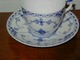 Royal 
Copenhagen Blue 
Fluted Half 
Lace, Coffee 
Cup and Saucer 
Decoration 
number 1/756 
...