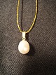 Pearl Pendant 8 
mm
 with 14k Gold
 Length 
including ax: 
1.7 mm