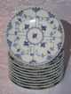 Royal 
Copenhagen  
Blue fluted 
full lace plate 
plates no. 
1087. Diameter 
17.5 cm. 6 7/8 
inches. ...