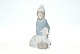 Lladro 
Figurine, 
Figure, Girl 
with Lamb
 Height 14.5 
cm.
 Beautiful and 
well 
maintained.
