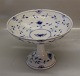 Bing and 
Grondahl Blue 
Fluted with 
butterfly 064 
Bowl on high 
stand 15  x 
20.2 cm Marked 
with ...