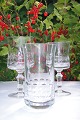 Lyngby 
glassworks, 
Prisme glass, 
Stemware. 
Prisme, goblet 
glass, height 
13 cm. 5 1/8 
inches.