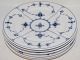 Blue Fluted Plain
Extra flat luncheon plate 21 cm. #186