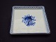 Blue Tranquebar 
by Royal 
Copenhagen and 
Aluminia 
Square dish 
with flat 
bottom - no. 
...