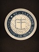 Bing & Grondahl 
Freemason plate 
text on plate: 
St John, St 
Clement 
1871-1971, Loge 
plate, mason 
...