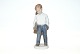 Lyngby 
figurine, Boy 
with a satchel
 Dek.nr. 94
 Factory first
 Measures 18.5 
cm.
 ...