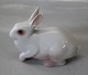 Bing and 
Grondahl B&G 
2442 Rabbit 
sitting - white 
9.5 x 12 cm K. 
Otto Marked 
with the three 
...