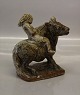 Bing & Grondahl 
Stoneware B&G 
Stoneware Girl 
riding horse K. 
Otto ca 12 x 11 
cm. In nice and 
...