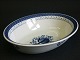 Blue Tranquebar 
by Royal 
Copenhagen and 
Aluminia 
Small 
vegetable bowl 
no. 1410
Length 24 ...