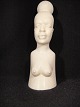 Beautiful ivory 
figurine of 
African woman 
from Tanzania. 
Height: 20 cm. 
Width: 6.5 cm. 
and 7.5 ...