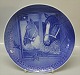 Bing and 
Grondahl 
Christmas 
Jubilee Plate 
1895 -  1975 
10" - Marked 
with the three 
Royal Towers 
...