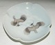 Tray in 
Porcelain 
decorated with 
birds. Factory 
second. Made 
between 1900 
-1923. In 
perfect ...