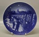 Bing and 
Grondahl 
Christmas  
Plate 2006 
Welcoming the 
guests - Design 
Jorgen Nielsen 
- Marked ...