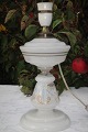Antique 
paraffin lamp 
of opal glass, 
electrify. 
Height 25 cm. ( 
height 50 cm.) 
From c. 1880