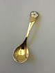 Georg Jensen 
Annual Spoon 
1971 Gilded 
Sterling 
Silver. 
Measures 15 cm 
(5 29/32")
