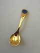 Georg Jensen 
Annual Spoon 
1972 in gilded 
Sterling 
Silver. 
Measures 15 cm 
(5 29/32")
