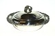 Round Covered 
dish in 
Silverplate
Diameter 21.5 
cm.
Beautiful and 
well 
maintained, 
however ...
