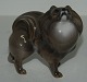 Figure of dog 
in porcelain. 
Made by Dahl 
Jensen. 
Inperfect 
condition. 
Factory first 
production. ...