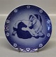 Royal 
Copenhagen 
Plate 1984 RC 
Mother horse 
and Her Young 
one (Foal) 15.5 
cm In mint and 
nice ...